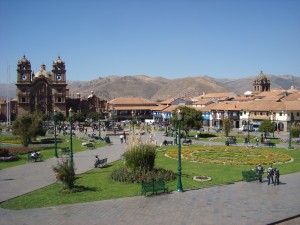 La belle place sans ombre de Cusco